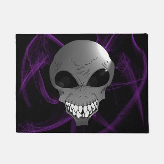 Tapis de porte alien gris (Devant)