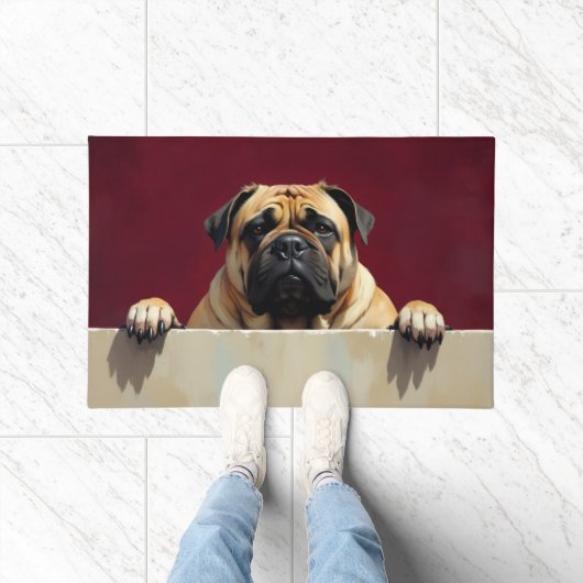 Tapis de porte Art Bullmastiff (Intérieur)