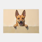 Tapis de porte Art Chien de Caroline (Devant)