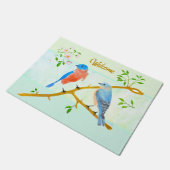 Tapis de porte aux merlesbleus (Incliné)