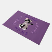 Tapis de porte avec chat mignon (Incliné)