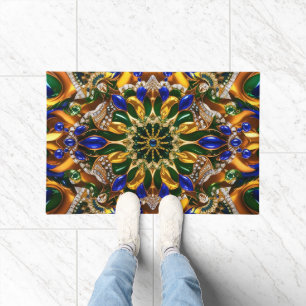 Tapis de porte avec design couleur Brésil