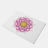 Tapis de porte avec Mandala Design (Incliné)