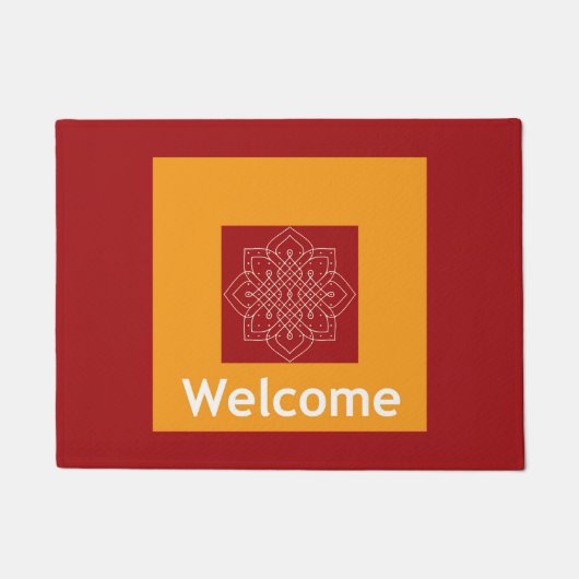 Tapis de porte avec Rangoli (Devant)
