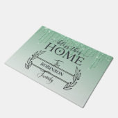 Tapis de Porte Bénissez Cette Maison (Incliné)