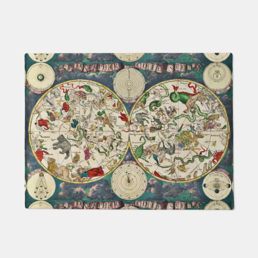 Tapis de porte CÉLESTE de CARTE (Devant)