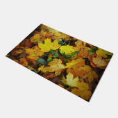 Tapis de porte Chute-Orienté - feuille d'or (Incliné)