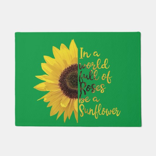 Tapis de porte Citation Tournesol (Devant)