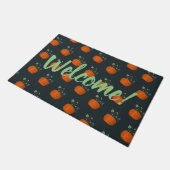 Tapis de porte citrouille pour l'Action de grâce H (Incliné)
