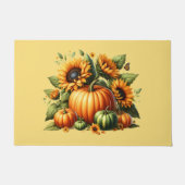 Tapis de porte citrouilles d'automne (Devant)