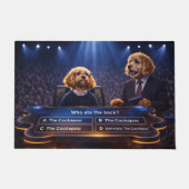 Tapis de porte Cockapoo qui a mangé la chaussette (Devant)