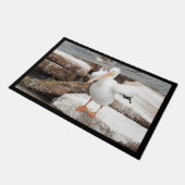 Tapis de porte courageux de pélican (Incliné)