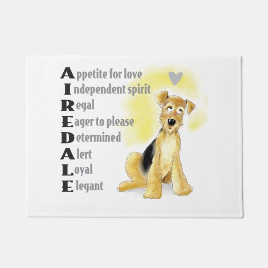 Tapis de porte d'Airedale (Devant)