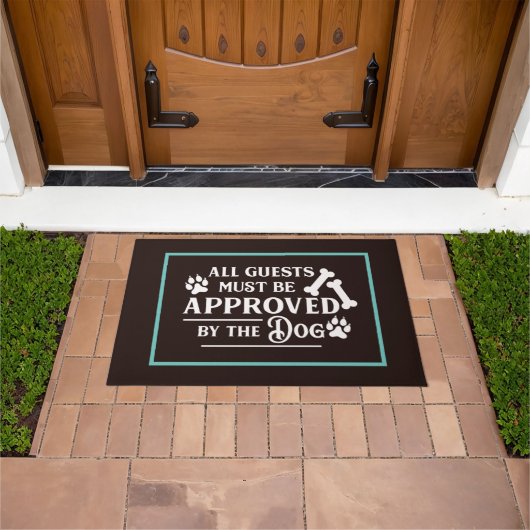 Tapis de porte d'approbation de chien (De plein air)