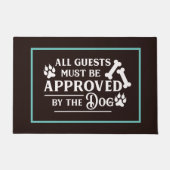 Tapis de porte d'approbation de chien (Devant)