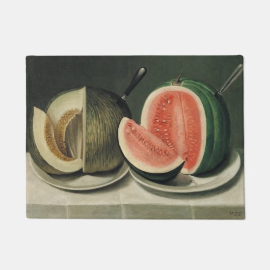 Tapis de porte d'art de "melons" (Devant)