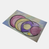 Tapis de porte d'art de planètes abstraites (Incliné)