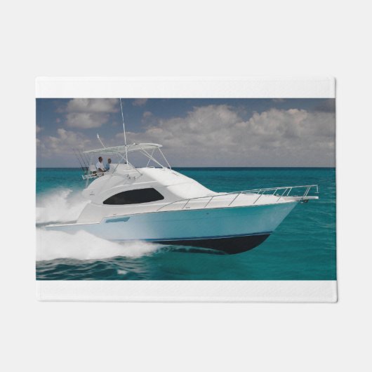 Tapis de porte de bateaux de Bertram 18" x 24" (Devant)