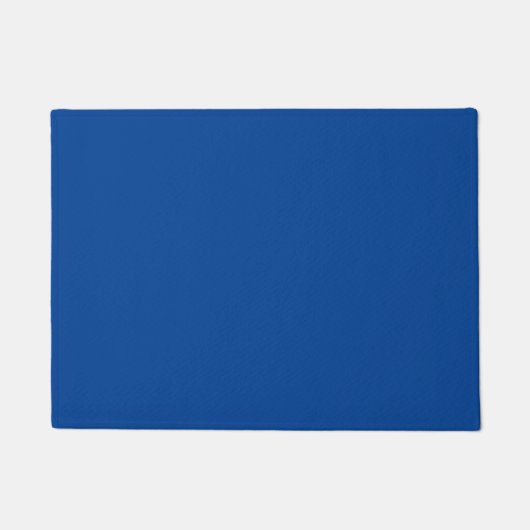 Tapis de porte de bleu de cobalt (Devant)