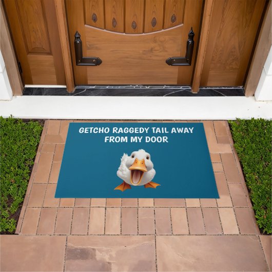 TAPIS DE PORTE DE CANARD PEKIN DRÔLE (De plein air)