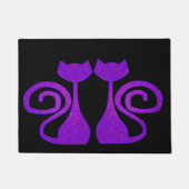 Tapis de porte de chat de Bouclé-Queue (Devant)