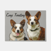 Tapis de porte de corgi (Devant)