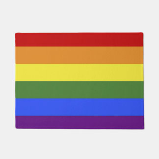 Tapis de porte de couleurs Rainbow