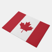 Tapis de porte de drapeau du Canada (Incliné)