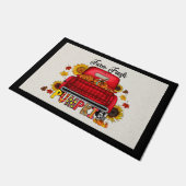 Tapis de porte de ferme d'automne (Incliné)