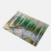 Tapis de porte de forêt d'arbre de bouleau (Incliné)