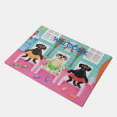 Tapis de porte de garçons de Labrador de Chambre (Incliné)