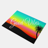 Tapis de porte de Good Vibes (Incliné)