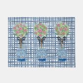 Tapis de porte de jarre bleu et blanc de gingembre (Devant)