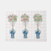 Tapis de porte de jarre bleu et blanc de gingembre (Devant)