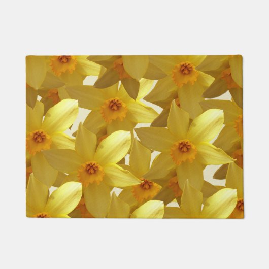 Tapis de porte de la fleur 2 de jonquilles (Devant)