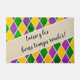 Tapis de porte de mardi gras 24" x36 "