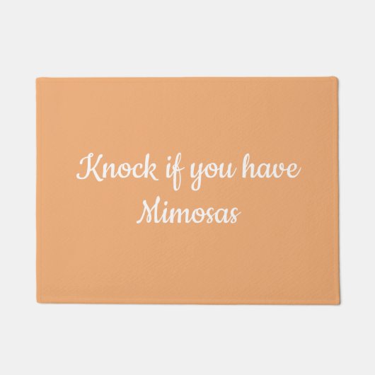 Tapis de porte de mimosa (Devant)