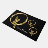 Tapis de porte de Noël, Ange (Incliné)