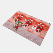 Tapis de porte de Noël, Elfe (Incliné)