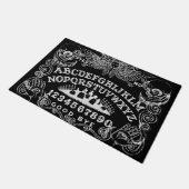 Tapis de porte de noir de conseil de sorcière (Incliné)