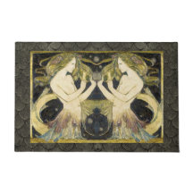 Tapis de porte de sirènes