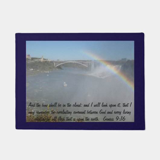 Tapis de porte d'écriture sainte de bible (Devant)
