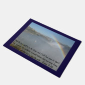Tapis de porte d'écriture sainte de bible (Incliné)