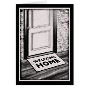 tapis de porte d'entrée photographie de bienvenue