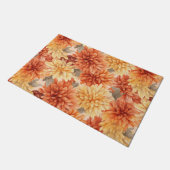 Tapis de porte des fleurs d'automne (Incliné)