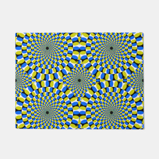 tapis de porte des illusions optiques 18x24