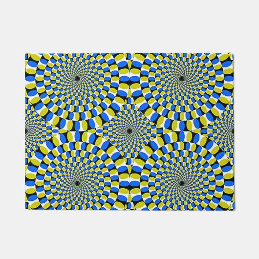 tapis de porte des illusions optiques 18x24 (Devant)
