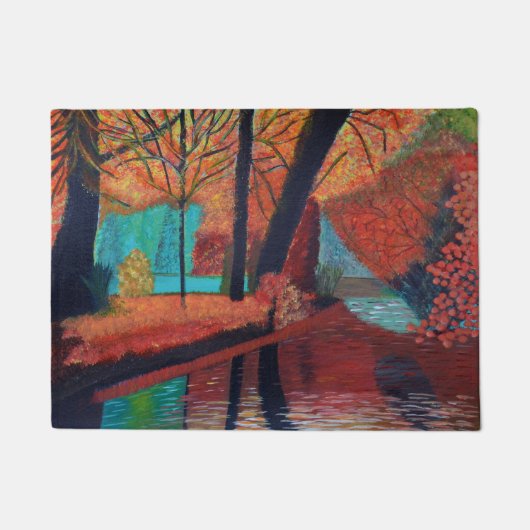 Tapis de porte des rêves d'automne (Devant)
