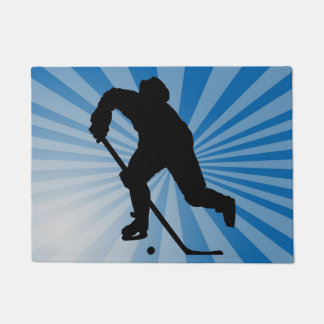 Tapis de porte d'hockey