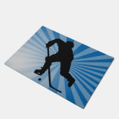 Tapis de porte d'hockey (Incliné)